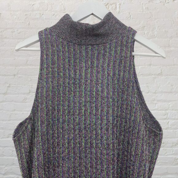 Zara Multicolor Knit Co-Ord Set Tunic & Pants L Vibrant Multicolor Casual Chic - Picture 11 of 16